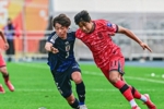 U20亚洲杯-韩国1-1日本以小组第一晋级 和中国进入同一半区